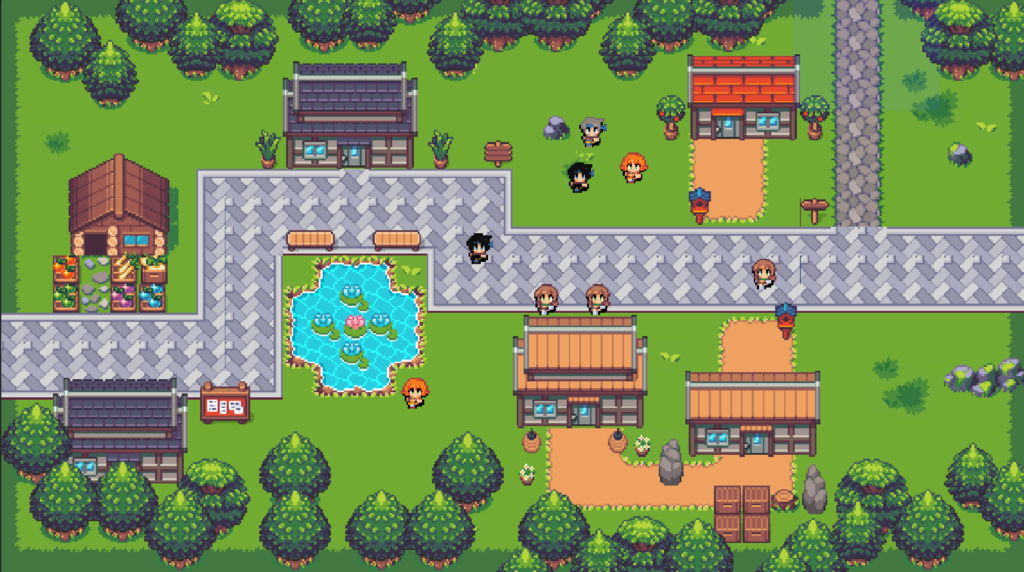 Go to the town and lure more