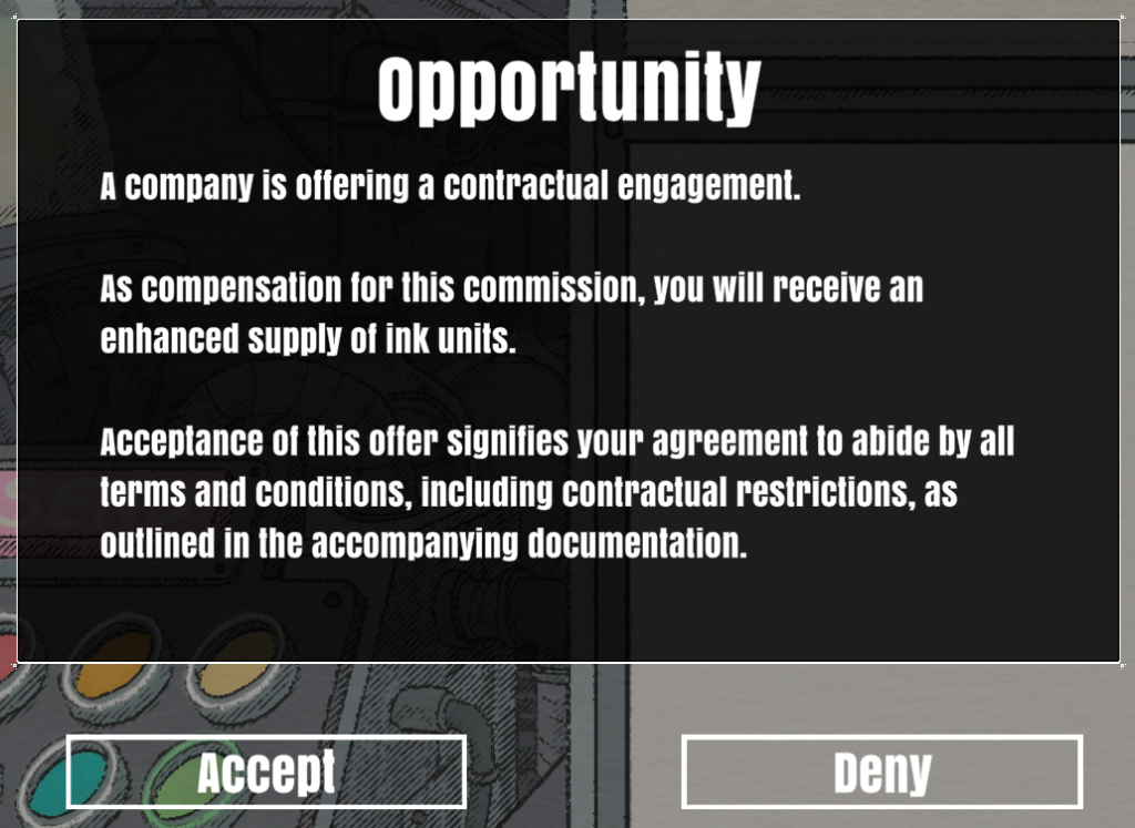 Accepting restrictions