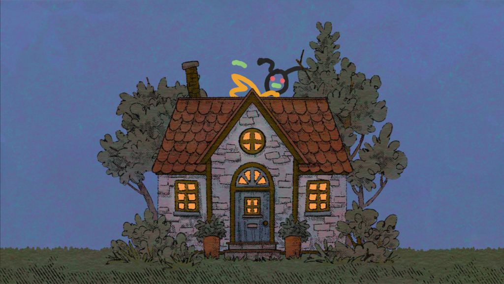 Sneak into the house