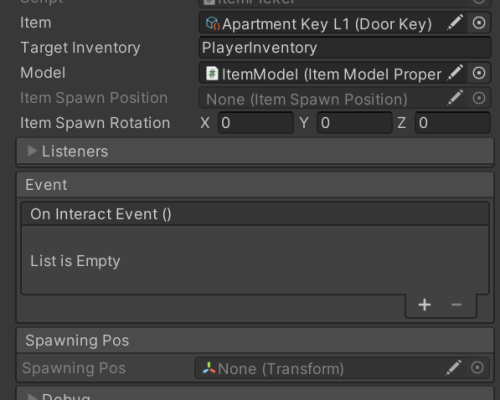 Item Picker For Inventory Section