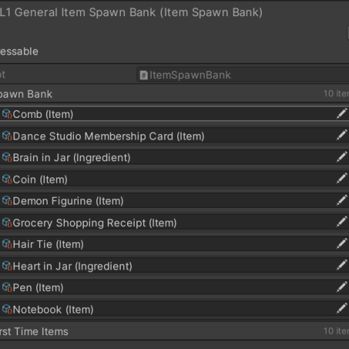Item Spawn Bank